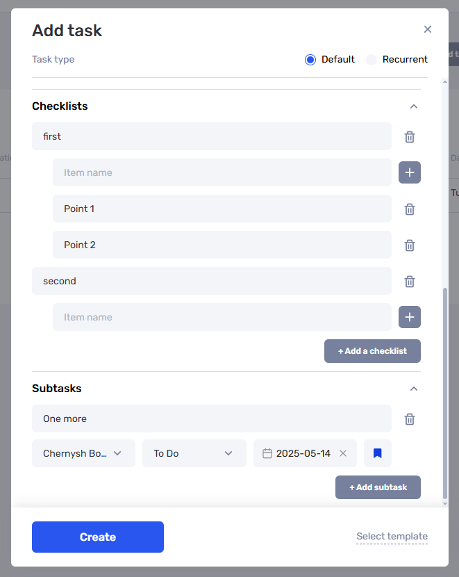 New Planning Features: Recurring Tasks in if.team - фото 6