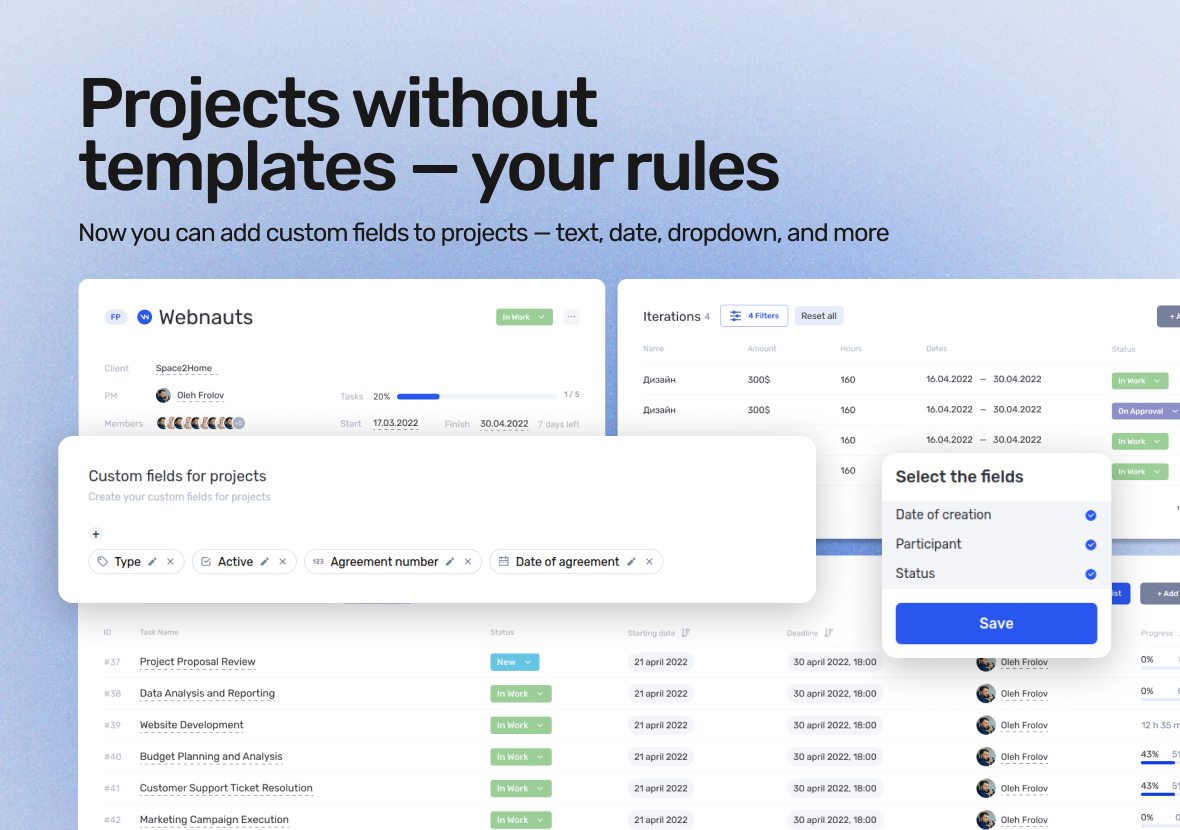 Custom Fields in Projects — More Order, Context, and Flexibility - фото 3