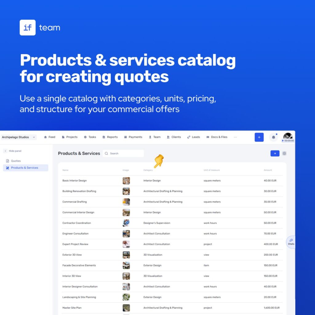 A new “Quotes” module has been added in if.team - фото 4